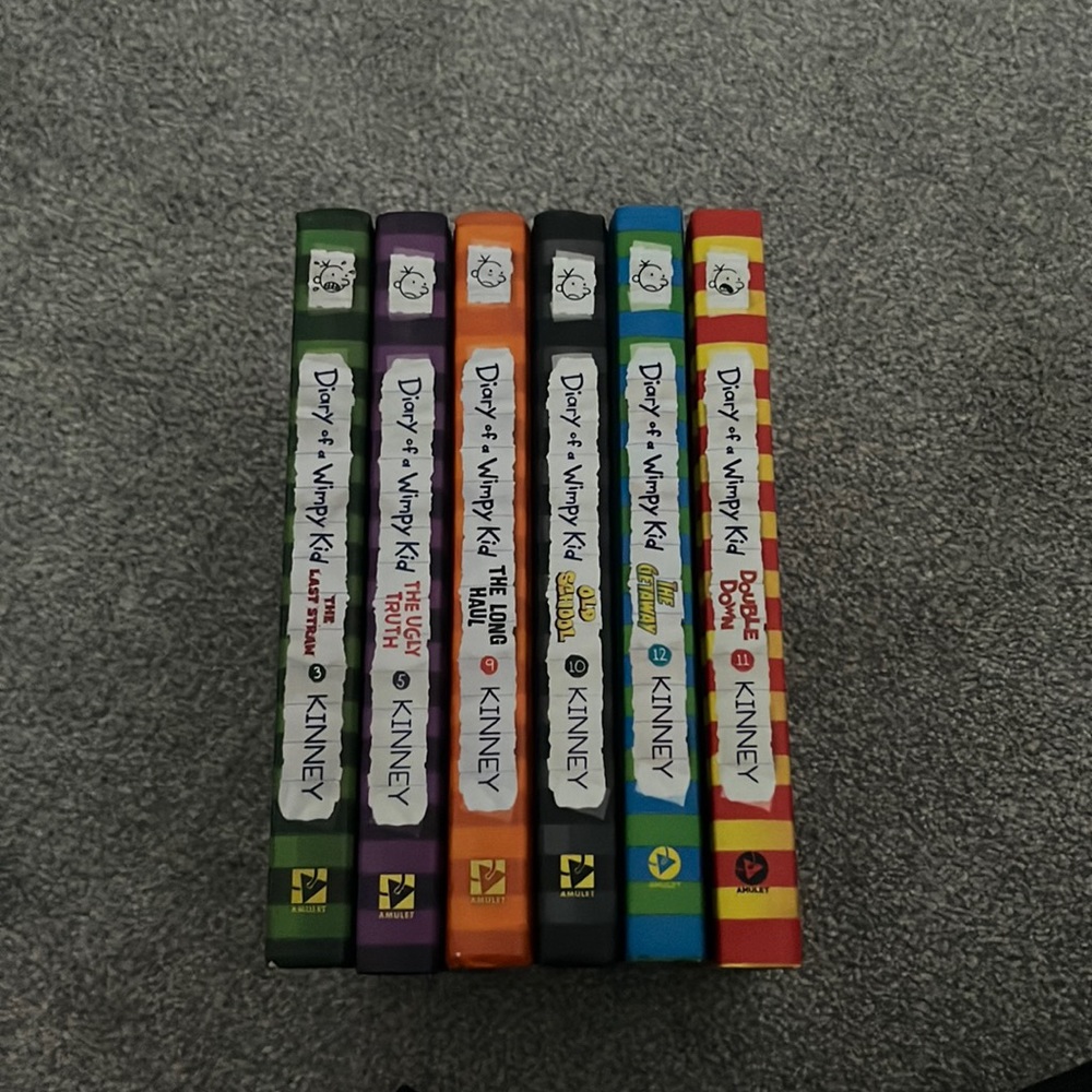 diary of a wimpy kid books bundle